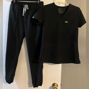 Figs joggers and scrub top